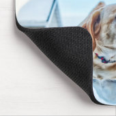 Furry Friends Cat and Dog Foto Mousepad (Ecke)