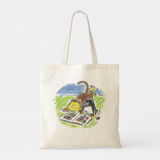 Furry Friends Comic Tote Bag Tragetasche (Rückseite)