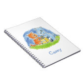 Furry Friends Cookies Spiral Notebook Notizblock (Rechte Seite)
