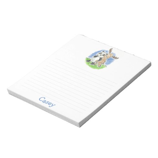 Furry Friends Flüchtige Blick-a-Boo Note Pad Notizblock (Rotiert)
