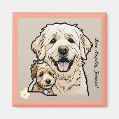 "Furry Friends Forever" Magnet (Vorne)