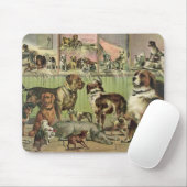 Furry Friends Hund liebt Maus Pad Mousepad (Mit Mouse)