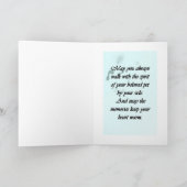 Furry Friends leben in unserem Herzen fest 3 Karte (Innenseite)