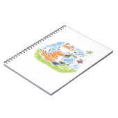Furry Friends Music Spiral Notebook Notizblock (Linke Seite)