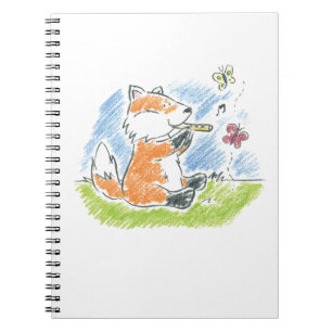 Furry Friends Music Spiral Notebook Notizblock