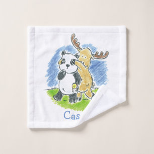 Furry Friends Peekaboo Kinder waschen Tuch