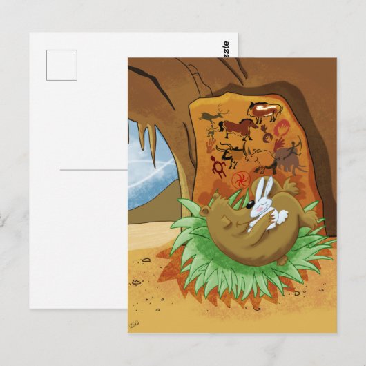 Furry Friends Postkarte (Vorne/Hinten)