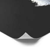 Furry Joy: Angel Wing Maltese Dog Welppy Gift Poster (Ecke)