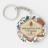 Furry Kitchen Helper Schlüsselanhänger (Vorderseite)