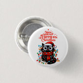 Furry Little Christmas Button (Vorne & Hinten)