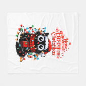 Furry Little Christmas Fleecedecke (Vorderseite (Horizontal))
