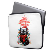 Furry Little Christmas Laptopschutzhülle (Vorderseite Links)