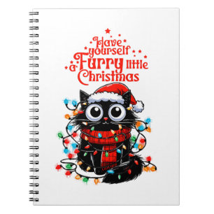 Furry Little Christmas Notizblock