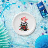 Furry Little Christmas Pappteller (Party)