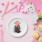 Furry Little Christmas Pappteller (Party)