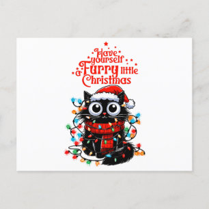 Furry Little Christmas Postkarte