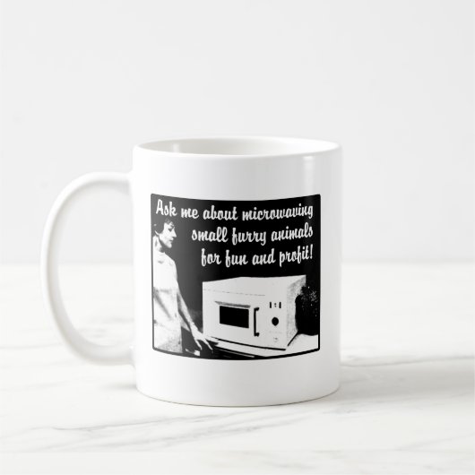 Furry Microwave Funny Mug Spaß Kaffeetasse (Links)