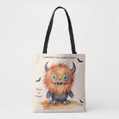 Furry Monster Halloween Candy Tasche (Vorderseite)