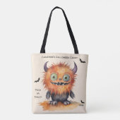 Furry Monster Halloween Candy Tasche (Rückseite)