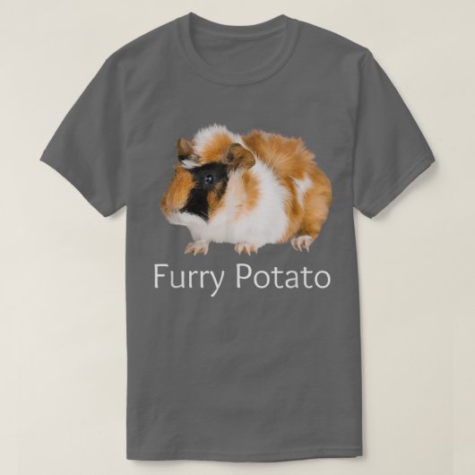 Furry Potato Funny GuineaPig falscher Tiername Jok T-Shirt (Design vorne)