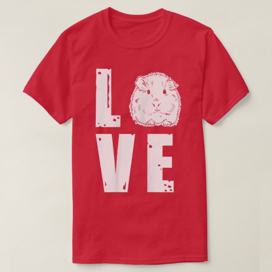 Furry Potato Guinea Pig Pet Love  T-Shirt (Design vorne)