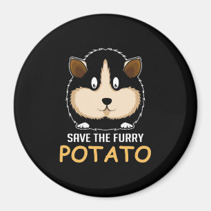 Furry Potato Guinea Schweinebesitzer Magnet