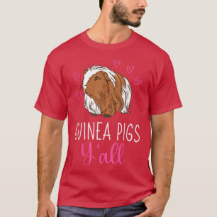 Furry Potato Niedlich Funny Guinea Schweine Y'All T-Shirt
