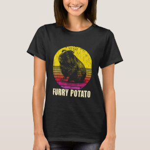 Furry Potato - Retro Vintage Meerschweinchen Besit T-Shirt
