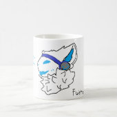 furry protogen mug kaffeetasse (Mittel)