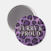 Furry & Proud Magnet Leo Version (Vorderseite/Rückseite)