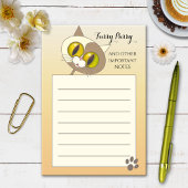 Furry Purry Niedlich Cat Notes Post-it Klebezettel