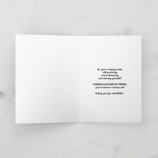 Furry Ragdoll Cat gut Karte (Innenseite)