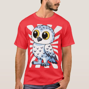 Furry Snow Owl T-Shirt
