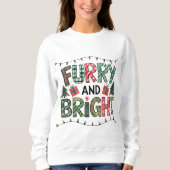 Furry und Bright Holiday Sweatshirt (Vorderseite)