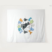 Furry und Bright Wandteppich (Vorderseite (Horizontal))
