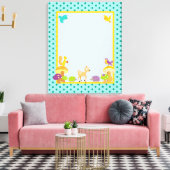 Furry Woodland 16x20 Leinwand Kinderzimmer Art (Insitu (Wohnzimmer))