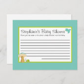 Furry Woodland Advice Card Hinweiskarte (Vorne/Hinten)