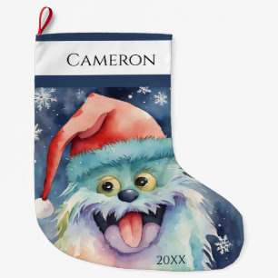 Furry Xmas Monster Großer Weihnachtsstrumpf