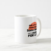 Fürs Leben an der Angel - Angeln Kaffeetasse (VorderseiteRechts)