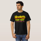 Fürs Leben angehakt Regenbogen Graffiti T-Shirt (Vorne ganz)
