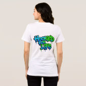 Fürs Leben angehakt Regenbogen Graffiti Tri-Blend Shirt (Rückseite voll)