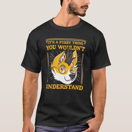 Fursona Fox Furries Cosplay Furry Fandom T-Shirt (Vorderseite)