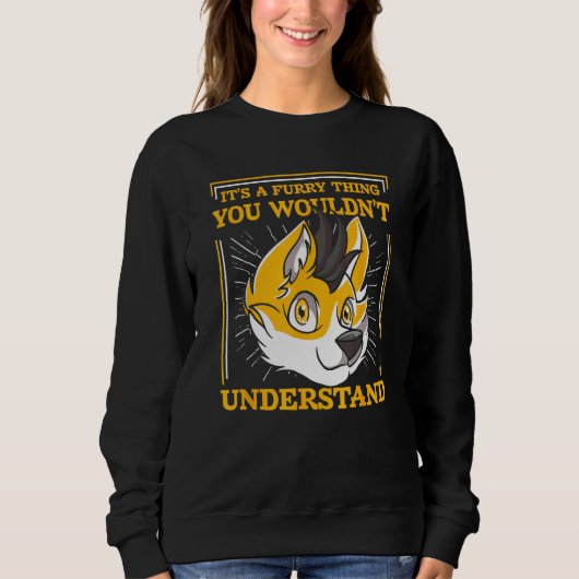 Fursona-Fuchs-Furries-Cosplay-Furry-Fandom Sweatshirt (Vorderseite)