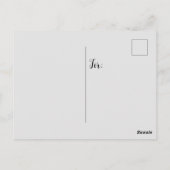 Fürsorge und Anteilnahme hier für dich Postkarte (Rückseite)