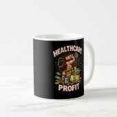 Fürsorge vor Profit Kaffeetasse (VorderseiteRechts)