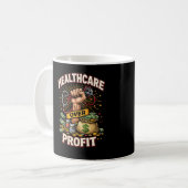 Fürsorge vor Profit Kaffeetasse (Vorderseite Links)