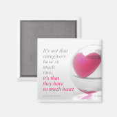 Fürsorger haben so viel Herz - Magnet (Vorderseite/Rückseite)