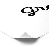 Fürsorglich für dich poster (Ecke)