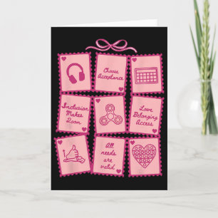 Fürsprache Inklusion Valentinsstamp Spezialpädagog Karte