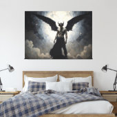 Fürst der Hölle Luzifer Leinwanddruck (Insitu (Schlafzimmer))